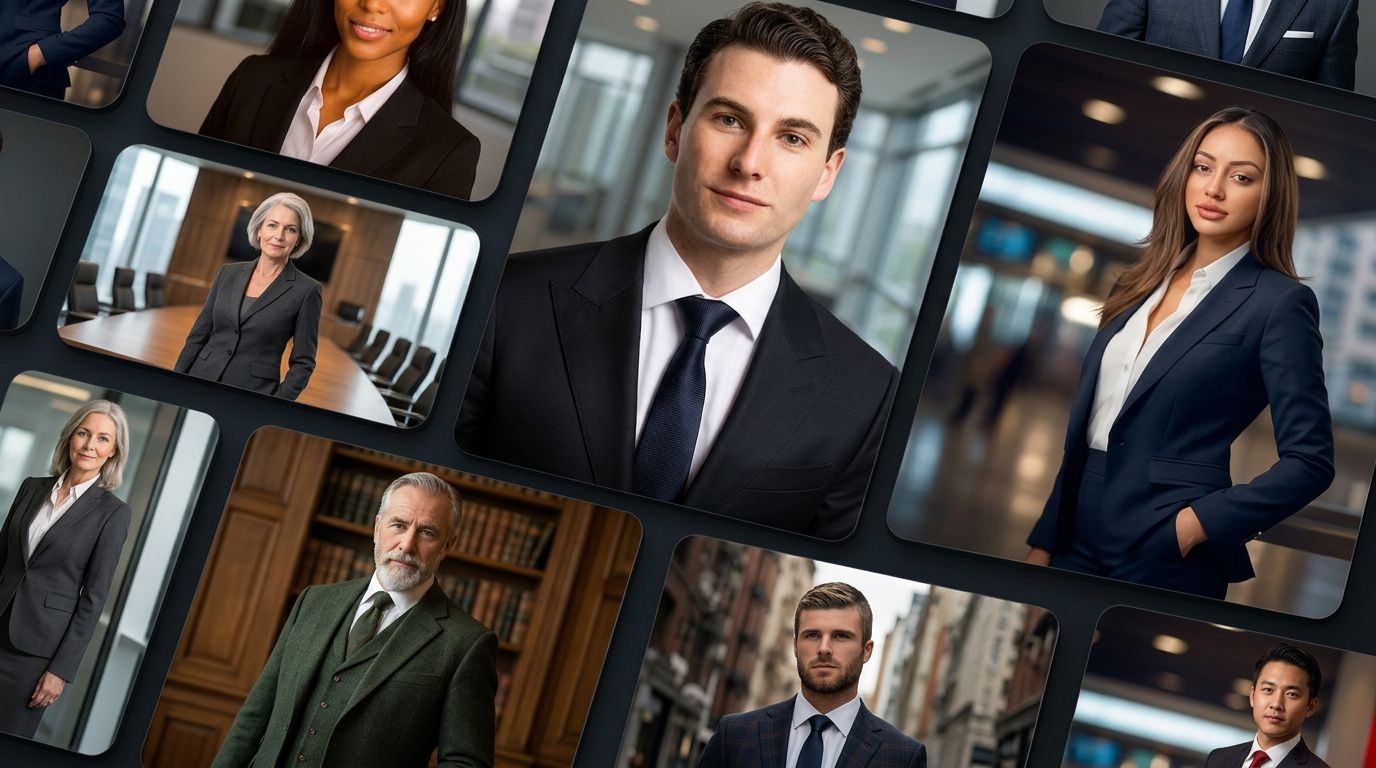 AI-generated professional headshots